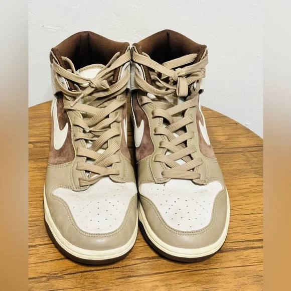 Nike Dunk High Light Chocolate DH5348-100 Men Size 9.5